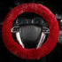 Car Steering Wheel Cover with Handbrake Cover & Gear Shift Cover Cxtiy Fashion Steering Wheel Wrap Fluffy Soft and Warm in Winter Diameter 14.96" ...