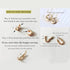 6 Pairs Gold Hoop Earrings for Women, 14K Gold Plated Huggie Hoop Earrings Set Hypoallergenic Lightweight Chunky Open Hoops Jewelry for Gift...
