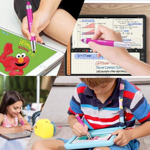 Stylus Pen for iPhone, Universal Capacitive Stylist Pens for Touch Screens with Magnetic Cap, Kids Stylus Pens Pencil for Ipad iPhone Mini Pro Air...