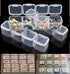 Diamond Painting Storage Containers,Plastic Organizer Boxes Diamond Art Accessories and Tools with Label Stickers for DIY Art Craft, Nail Diamonds...