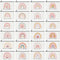 24 Pcs Rainbow Cosmetic Bags Motivational Quotes Makeup Bag Inspirational Makeup Pouch with Zipper Inspirational Gifts for Women Coin Purse for Te...