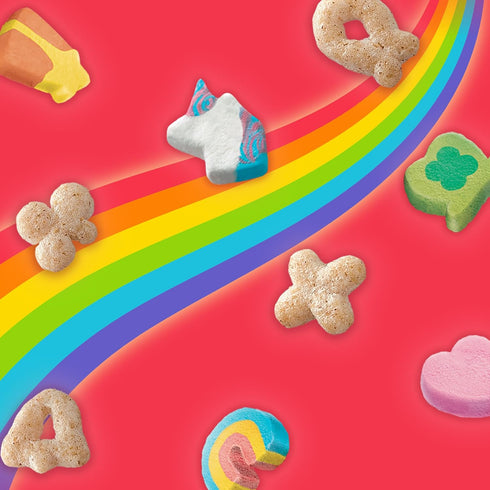 Lucky Charms Marshmallow Treat Bars, Snack Bars, Limited Edition St. Patrick’s Day Packaging, 6.8 oz, 8 ct (Pack of 6)...