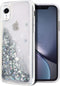 for iPhone XR Case, Double Layer Design Bling Flowing Liquid Floating Sparkle Colorful Glitter Waterfall TPU Protective Phone Case, Silver...