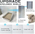 3 Pcs Connectable Cat Litter Box Pee Shields High Side Easy Cleaning Anti-Splashing Litter Pan Shield - Litter Box Not Included Medium...