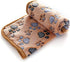 Pet Blanket for Cat & Dog Sleep Mat Bed Cover Soft Warm Blanket for Hamster Puppy and Other Animals (Small, Brown+ Pink)...