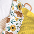 Highland Cow Sunflower Minky Baby Blanket Dotted Backing Girl Gift, Yellow Western Farm Animal Floral Double Layer Flannel Nursery Bed Blankets, S...