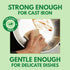 Biodegradable Natural Kitchen Sponge - Compostable Cellulose and Coconut Walnut Scrubber Sponge - Pack of 12 Eco Friendly Sponges for Dishes - Han...
