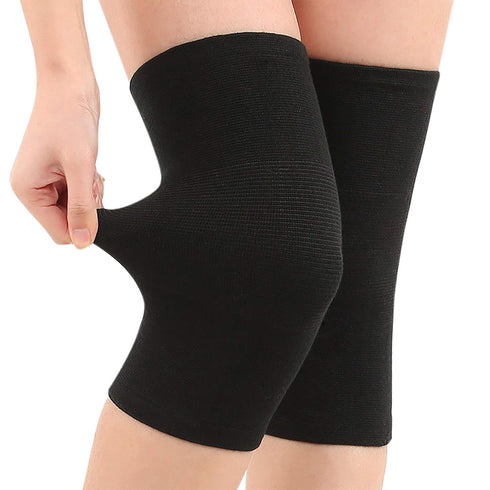 JUMISEE (One Pair) Cotton Knee Sleeves for Knee Support, Circulation Improvement & Pain Relief,Sport Compression for Running, Pain Management, Art...