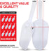 12 Count Clear Plastic Scoops, Heavy Duty Disposable Plastic Party Utensils, Recyclable & Disposable Serving Utensils, Disposable Plastic Serving ...