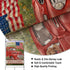 Welcome Summer American Red Truck 4th of July Decorative House Flag, Garden Yard Lawn Patriotic America Dog Outside Decor, USA Spring Home Outdoor...