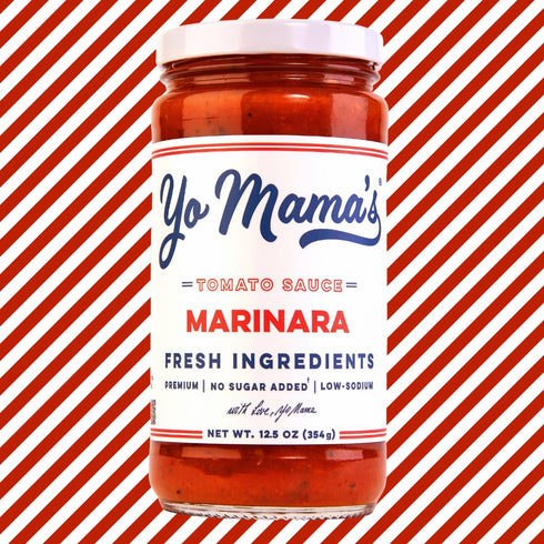 Yo Mama's Foods Keto Marinara Pasta Sauce - (3) 12.5 Ounce Jars - No Sugar Added, Low Carb, Low Sodium, Gluten Free, Paleo Friendly, and Made with...