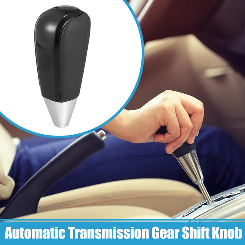 Automatic Transmission Gear Shift Knob for Toyota Land Cruiser 2008-2017 Black Cover Black Faux Leather Perforated...