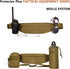 Protector Plus Tactical Running Waist Pack Belt Military Fitness Fanny Bag Sling Hip Bumbag MOLLE Army Lumbar Gear Pocket (Patch Included), Black,...