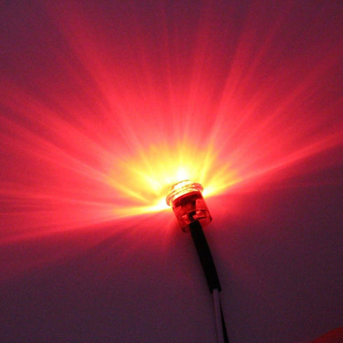 TMH 3/4 Inch Mount Smoked Lens RED LED Small Clearance Side LED Marker Lights Trailer Truck RV ATV Car Bus Van (Pack of 20)...