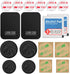 The Richest Replacement Pack for Any Magnetic Car Mount - PopSocket Compatible Metal Phone Plates (Discs) and 3M Adhesive Stickers in Unique Adhes...