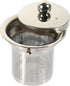 Hemoton Tea Strainer Insert with Lids Stainless Steel Tea Infuser Tea Filters Metal Teapot Replacement Mesh Strainer Tea Pot Accessories (Silver M...