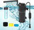 AquaMiracle Replacement Media for Aquarium Filter, Fish Tank Filter Replacement Parts, Including 1 x Light Bulb...