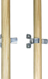 Harrier Wall-Mount Spring Clamps for Tools, Rakes and Brooms, 10-Pack...
