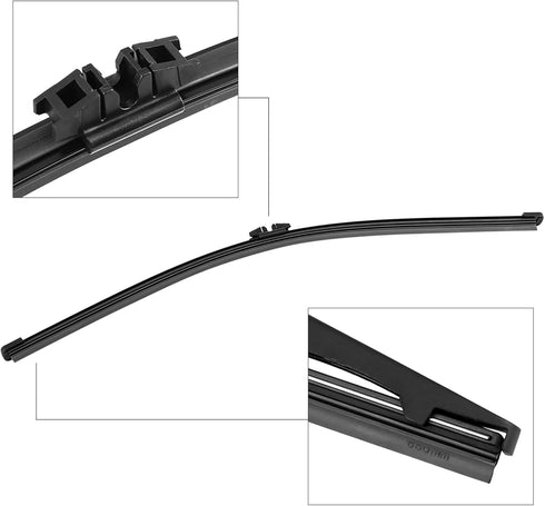 X AUTOHAUX Rear Windshield Wiper Blade Arm Set for Volvo XC60 10-11...