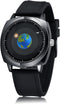MINILUJIA 50M Waterproof Men World Map Watches Creative Starry Universe Earth Globe Moon Sun Rotating Eye-catching Personalized Cool Unique Mens W...