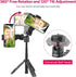 ULANZI M12 Extendable Selfie Stick for Gopro, Portable Vlog Cell Phone Tripod Stand with Phone Mount and Gopro Adapter, Mini Hand Grip Compatible ...