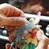 Cute Hummingbird Car Mirror Hanging Ornament Car Interior Accessories Rear View Charms Ornament Bird Lovers Gift (Hummingbird)...
