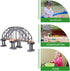 Toyvian Wooden Train Tracks Suspension Bridge Toy Children Train Railway Toy Wood Cross Railway Toys Train Scene Layout Props Toy Train Accessory ...