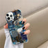 Aesthetic Celestial Sun and Moon Collage Case for iPhone 14 Pro Max, Cool Dark Blue Collage Case Compatible with iPhone 14 Pro Max for Girls Boys ...