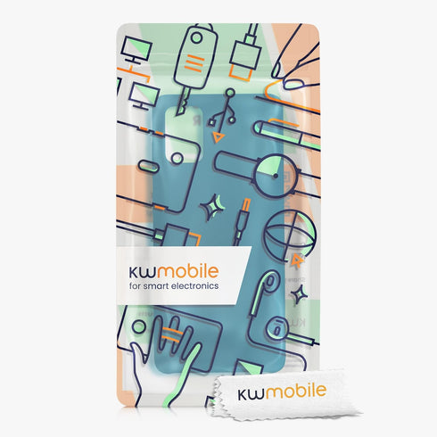 kwmobile Case Compatible with Samsung Galaxy A71 Case - TPU Silicone Phone Cover with Soft Finish - Blue Reef...