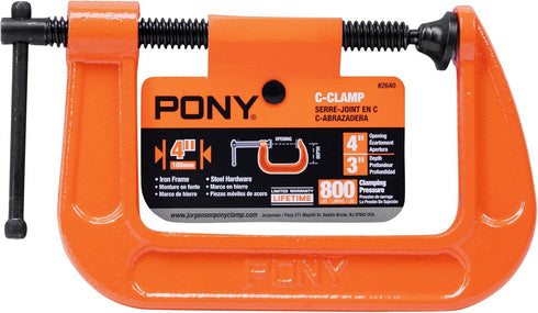 Pony Jorgensen 2640 C-Clamp, 4-Inch...