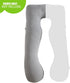 COSMOPLUS ?????????????????? ???????????? ?????????? U Shaped Full Body Pillow Case ?????????? for Maternity,Stretchy Cool Breathable Jersey Fabri...