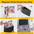 YixangDD Magnetic Picture Frames 10 Packs-Fridge Magnetic Photo Frames-Holds 4 x 6 Inches Photos,White...