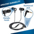 KLIM Fusion Earbuds with Microphone + Long-Lasting Wired Ear Buds + 5 Years Warranty - Innovative: in-Ear with Memory Foam + Earphones with Mic an...