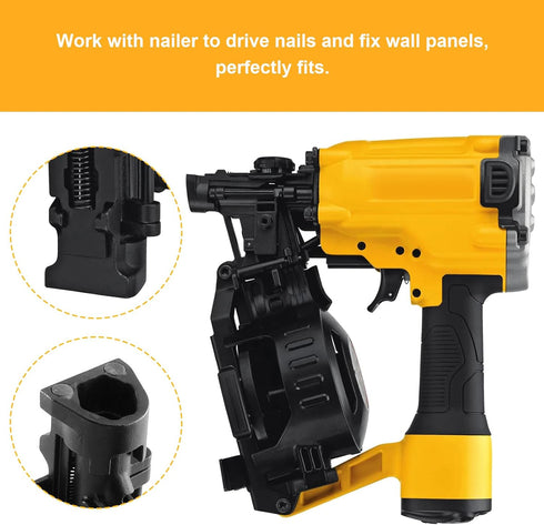 45RN-VSA Vinyl Siding Nailer Tip Adapter Kit Replacement Vinyl Siding Adaptor Tip and Vinyl Siding Adaptor(A&B style Set of 2)...