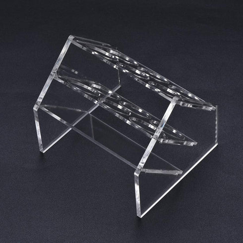 uxcell Slant Rack Acrylic Test Tube Holder 6 Wells for 50ml Centrifuge Tubes Clear...