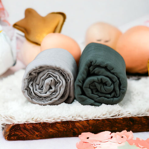 Muslin Swaddle Blankets - Baby Essentials Blanket Newborn Must Haves Boy Girl Breastfeeding Gifts Shower Burp Cloths Wrap Sleep Soft Gender Neutra...
