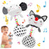 FPVERA Baby Soft Rattles Shaker: Infant Developmental Hand Grip Baby Toys, High Contrast Black and White Newborn Sensory Toys Rattle Toy 0 3 6 9 1...