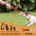 Large Squeaky Dog Toys, Interactive Plush Toys for Tug of War, Crinkle Dog Toy Suitable for Small, Medium and Big Dog Breeds (Monkey)...