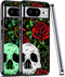 Google Pixel 8 Case, Slim Fit Glow in The Dark Luminous Hybrid Hard PC Soft TPU Bumper Shockproof Drop Protective Phone Cover for Men Women Boys,R...