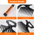 2024 New Gardening Hand Weeder Tools, Weeding Artifact Uproot Weeding Tools, Manganese Steel Weed Remover Tool Hand Weed Puller, for Yard and Gard...