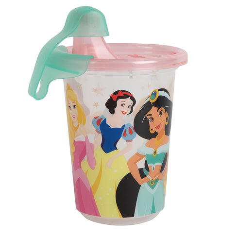 The First Years Take & Toss Disney Princess Sippy Cups - Reusable Toddlers Cups with Lids - Kids Party Pack with 2 Travel Caps - 10 Oz - 10 Count...