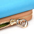 Clutch Wallet with Wristlet and Crossbody Strap for Smartphones or Phablets up to 5.7 Inch - Carrying Case - Frustration-Free Packaging - Light Bl...