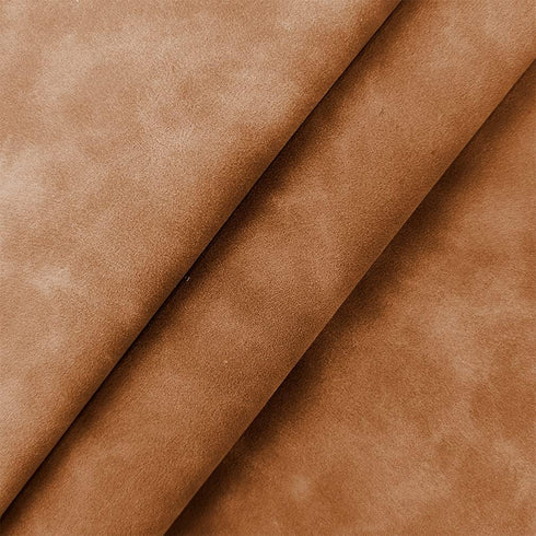 Brown Soft Faux Suede Fabric 30x135cm Synthetic Faux Leather Frosted Leatherette for Home Chair Furniture DIY Accessories...
