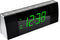 iTOMA Bedside Alarm Clock Radio with Bluetooth Speaker, Dimmable Jade Green LED Display, FM Radio with Sleep Timer, Dual Alarm with ON/OFF Push-bu...