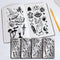 FINGERINSPIRE 4 Pcs Magic Theme Metal Stencils Template, Stainless Steel Drawing Painting Stencils for Card Making Scrapbooking DIY Etched Dies Ha...