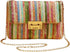QWINEE Stripe Pattern Bag Crossbody Bag Shoulder Bag Square Bag Shopping Work Handbags Ladies Shoulder Totes Bag...