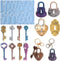Lock Key Resin Silicone Molds Casting Molds Jewelry Making Tools for DIY Craft Keychain Necklace Earrings Pendant Projects...