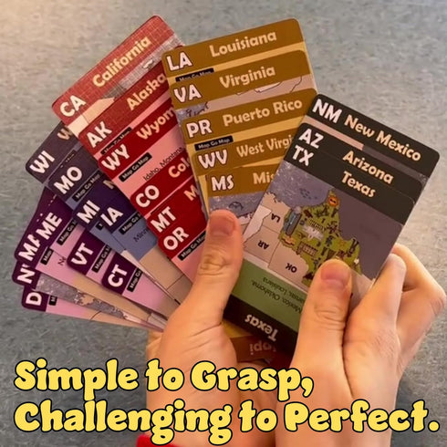 USA Edition - Reportedly The World's Speediest Map Memory Game. Created by an 11-Year-Old. Super Fun for Boys, Girls, Families and Adults....