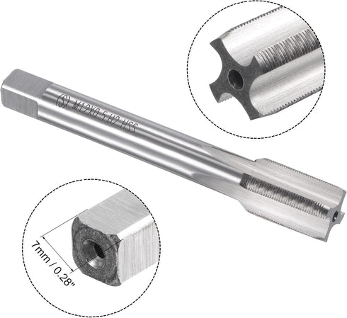 uxcell M12 x 0.5mm Metric Tap and Die Set, Machine Thread Screw Tap with Round Threading Die, Tap & Die Kit for Nut Screw Bolt Thread Repair...