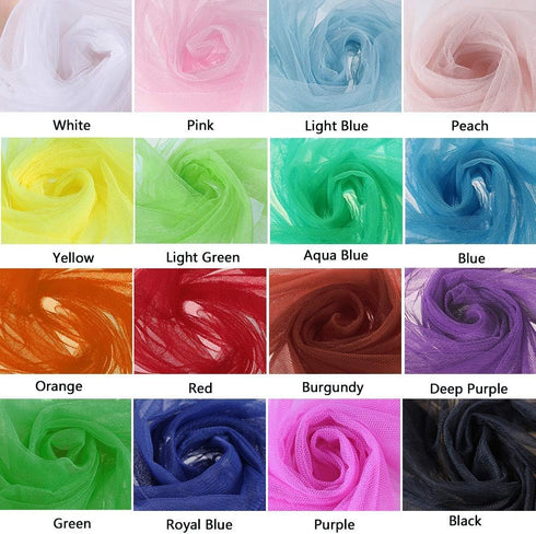 Black Tulle Spool 6 Inch x 100 Yards for Tulle Decoration...
